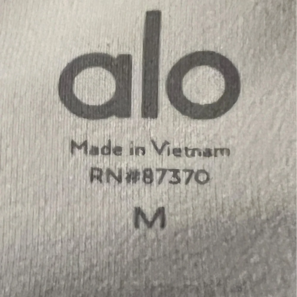 ALO Yoga Cream Ribbed Leggings